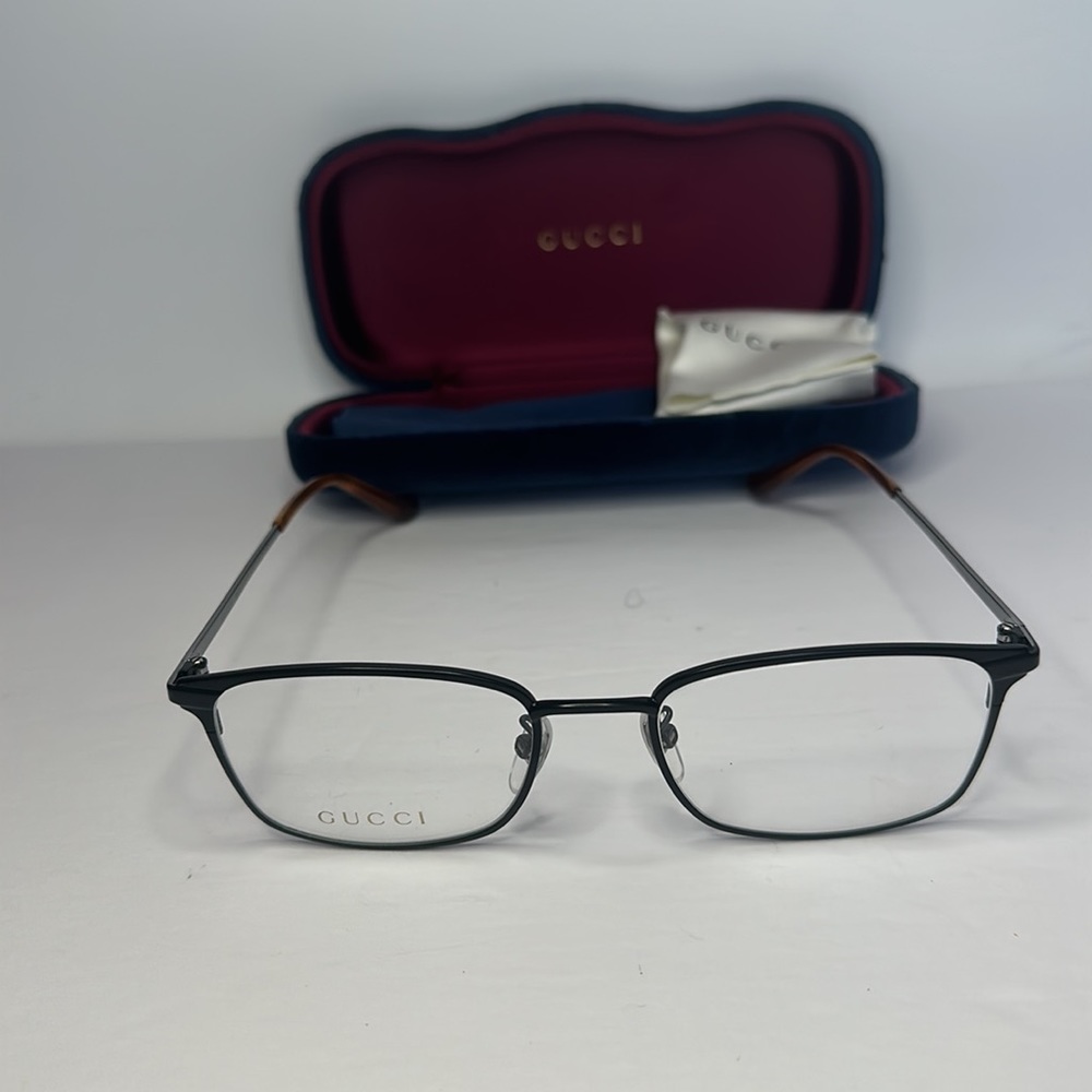 Gucci GG0579OK 002 Eyeglasses Men's Brown/Gold Full Rim Optical Frame 53mm